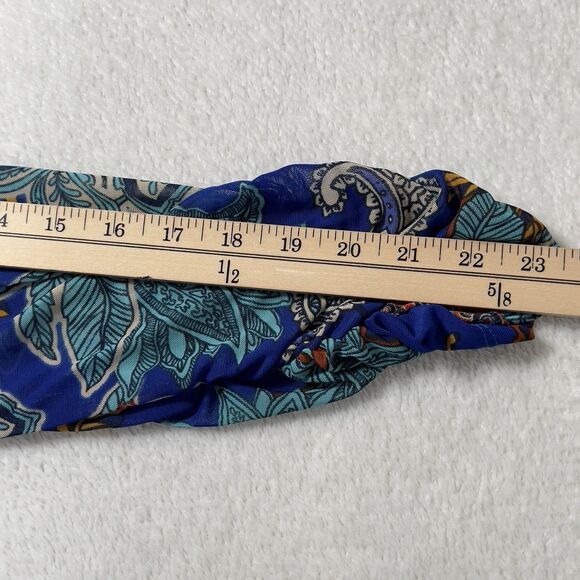 Susan Graver Sheer Mesh Cardigan Top Womens XLP Floral Print Ruched Sleeve - Picture 9 of 10